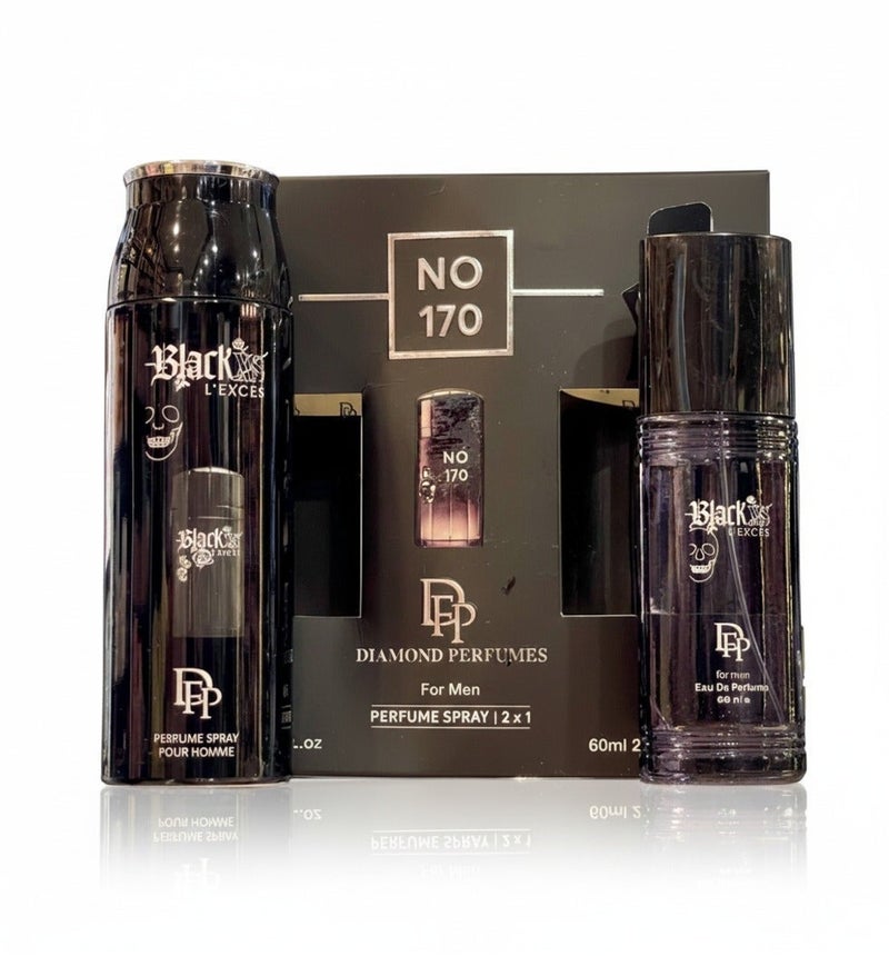 GIFT SET NO 170 PERFUUME SPRAY 2*1 For Men